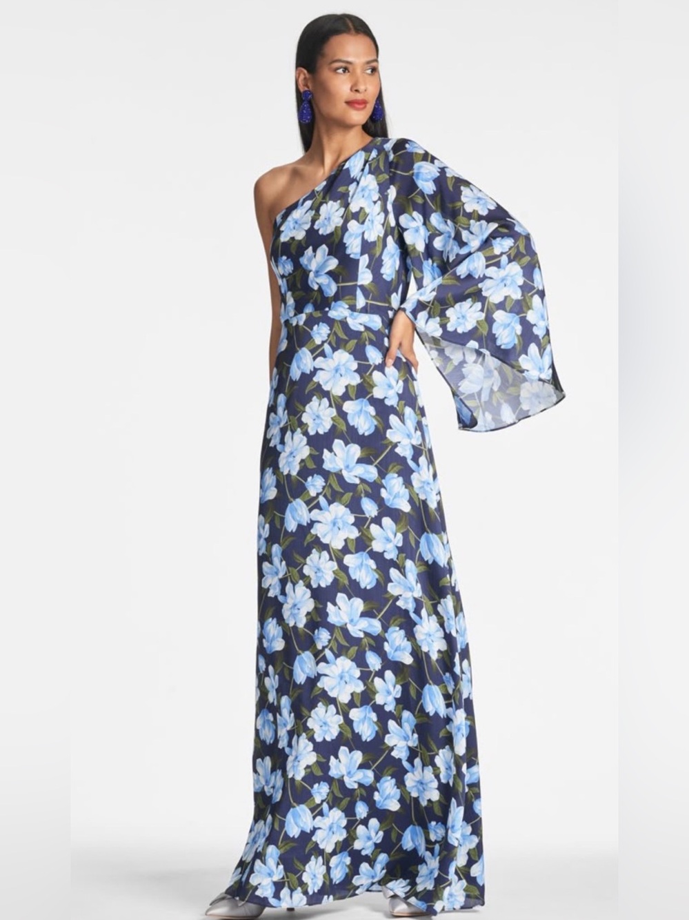 Sachin & Babi Keely Gown Ocean Blue Magnolia